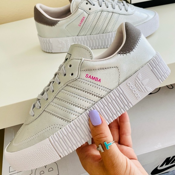 New adidas samba rose silver sneakers - Picture 4 of 12